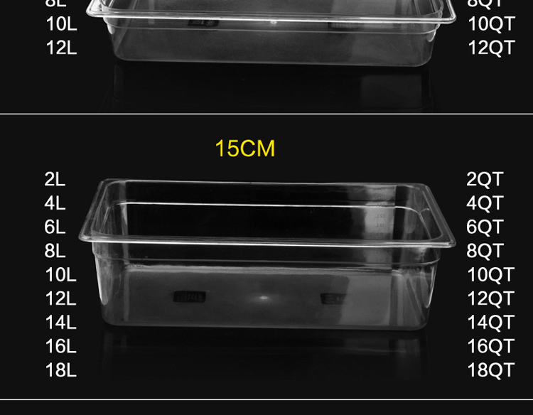 Safe PC Food Storage Container 100 Degree Temperature Pan Container To Keep Food Hot Buy