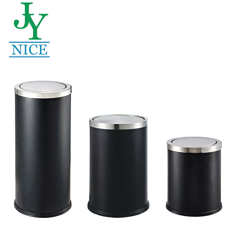 Swing Top Stainless Steel Colorful Powder Coating Iron Metal Hotel