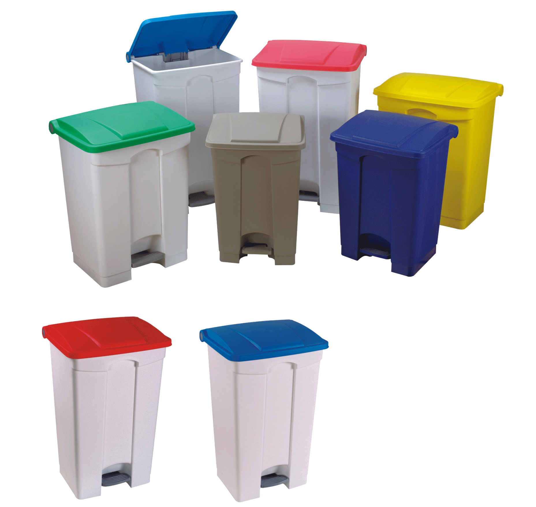 Ecofriendly Sorting Medical Pull Out waste bin tall large foot pedal