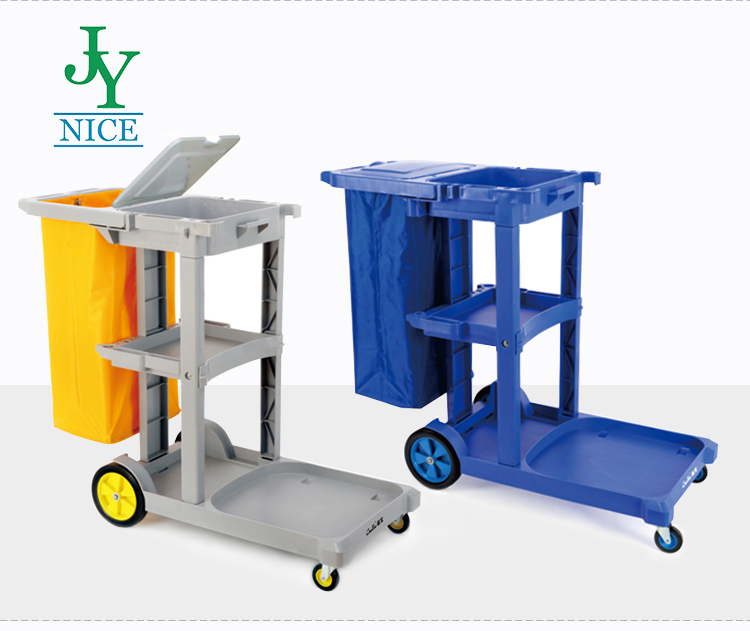 collapsible cleaning cart a la carte cleaning Jiuyang Supply Chain CO., Ltd