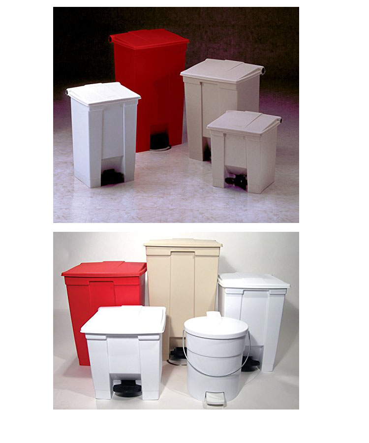Plastic Compartment Hospital School Restaurant Hotel Sanitary Trash Can